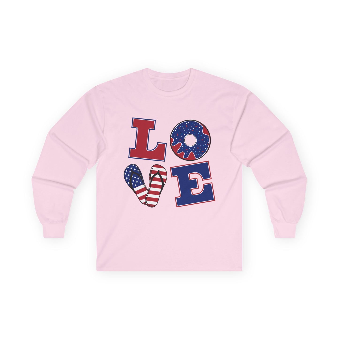 Patriotic Love Long Sleeve Tee