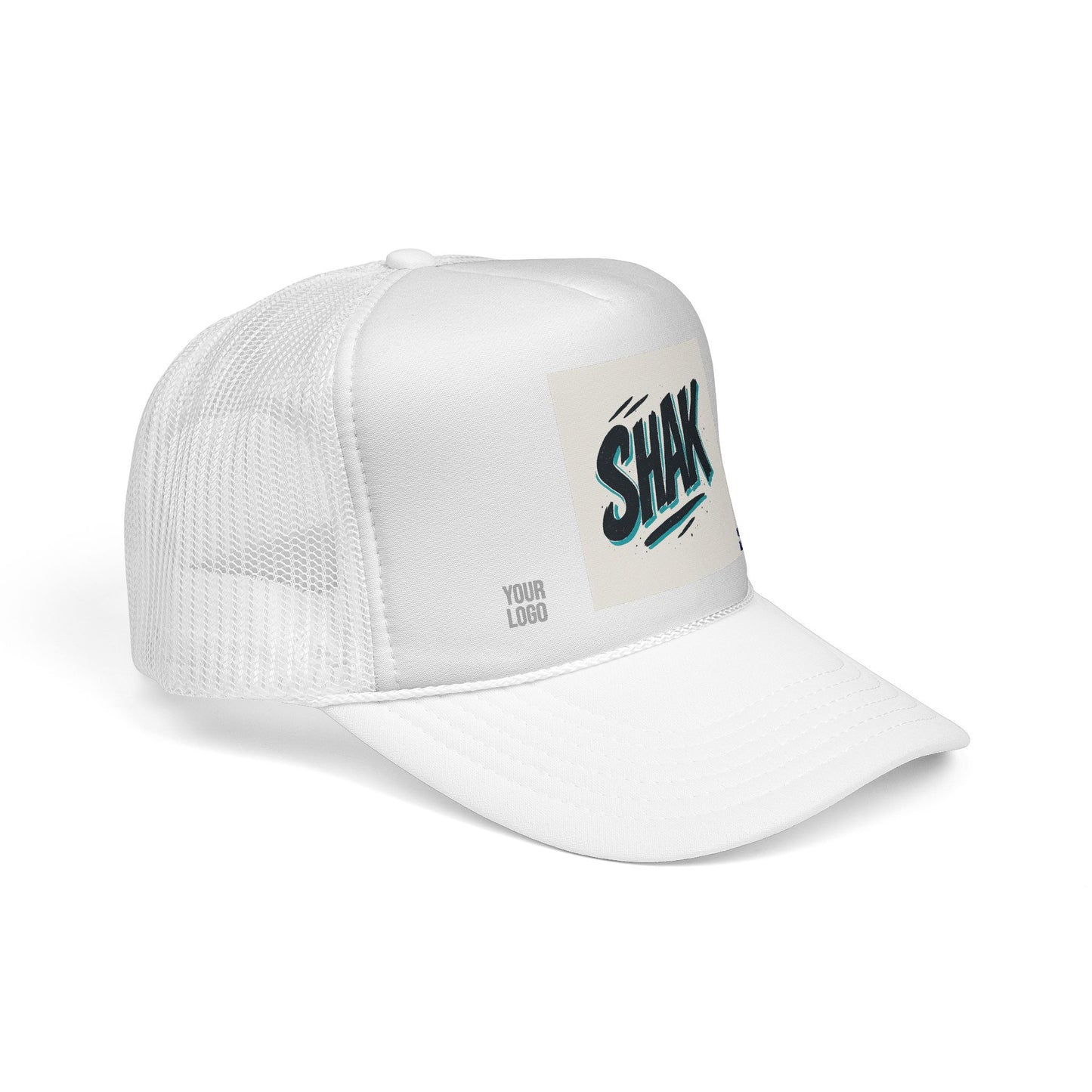 Retro Graphic Trucker Cap - Stylish SHAK Design for Casual Outings