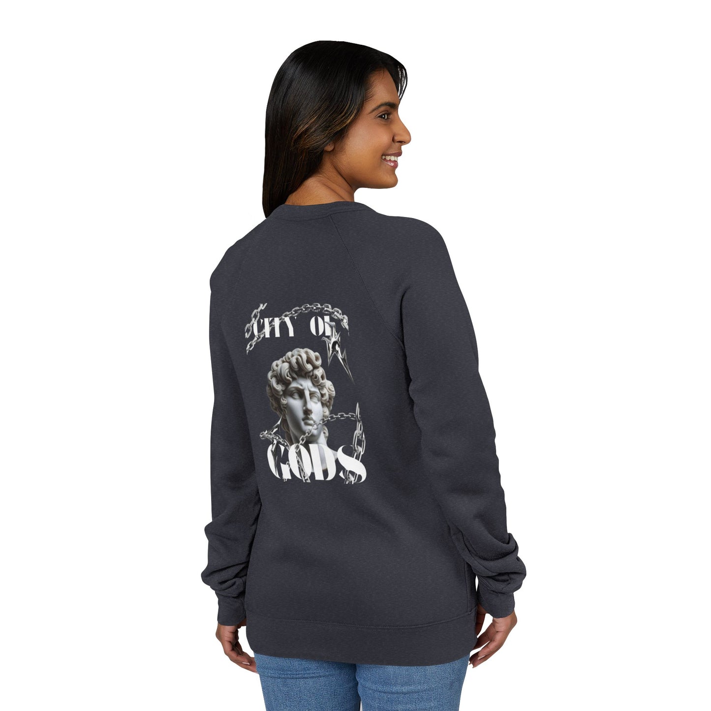 City of Gods Unisex Sweatshirt | Cozy Casual Wear, Gift for Art Lovers, Stylish Streetwear, Fall Fashion, Graphic Apparel
