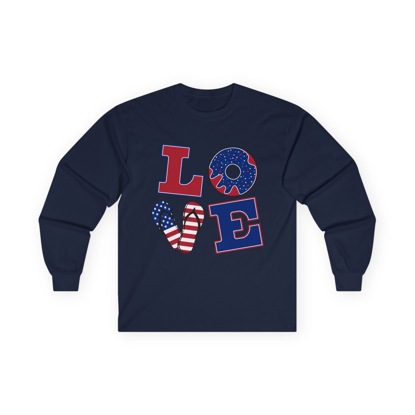 Patriotic Love Long Sleeve Tee