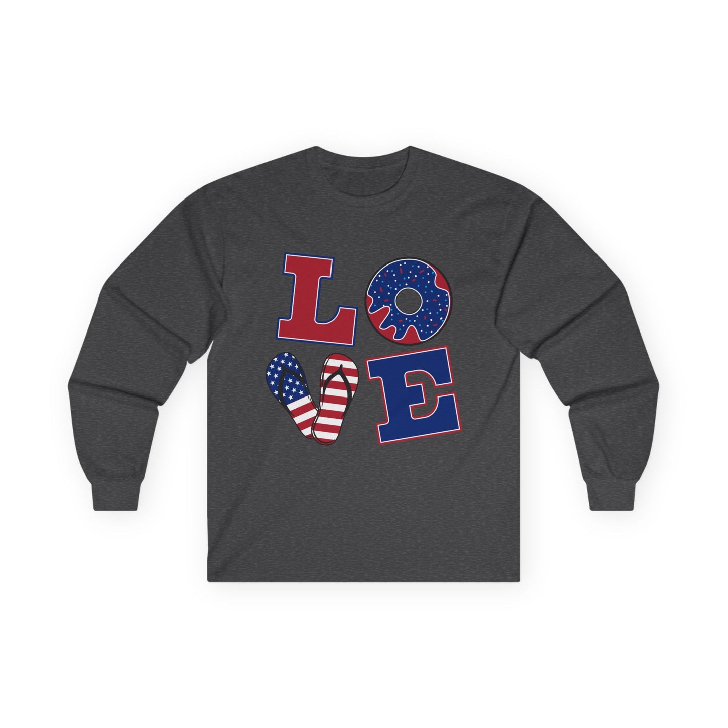 Patriotic Love Long Sleeve Tee