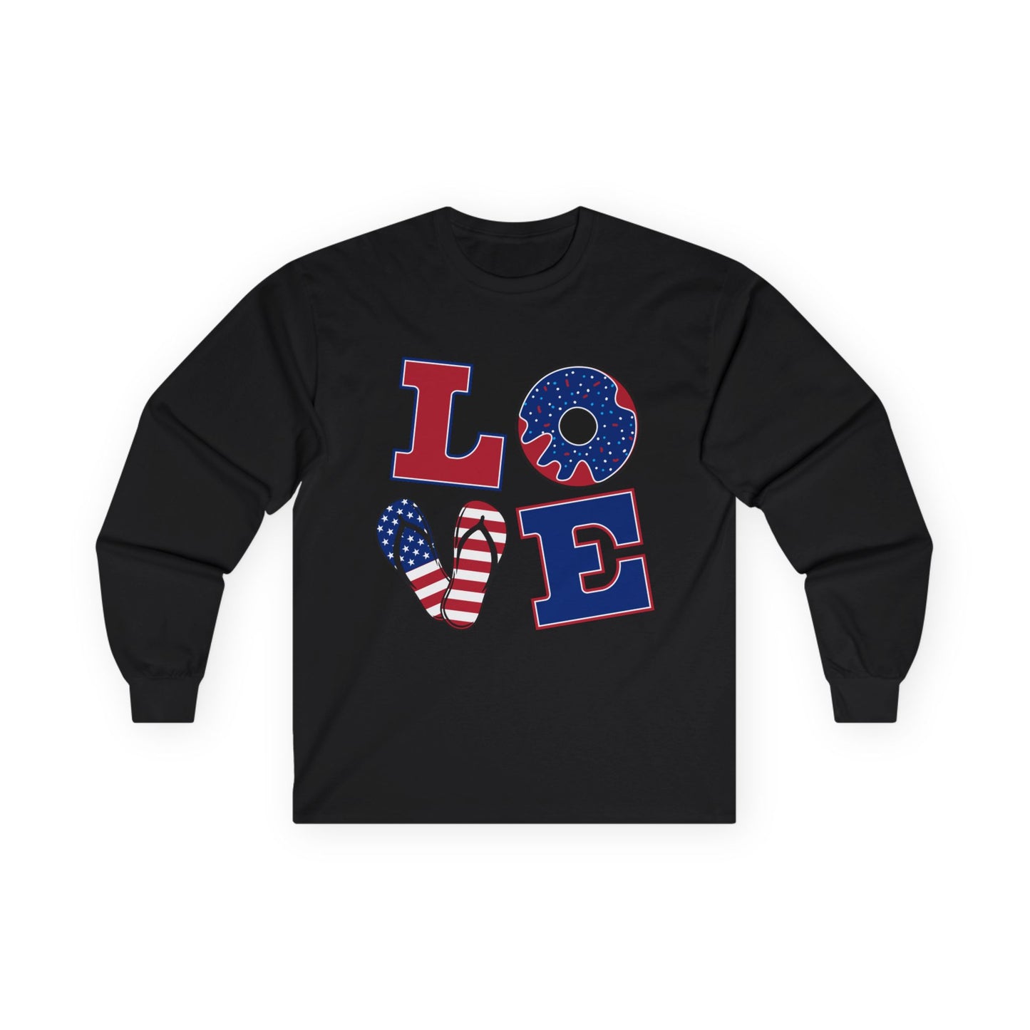 Patriotic Love Long Sleeve Tee