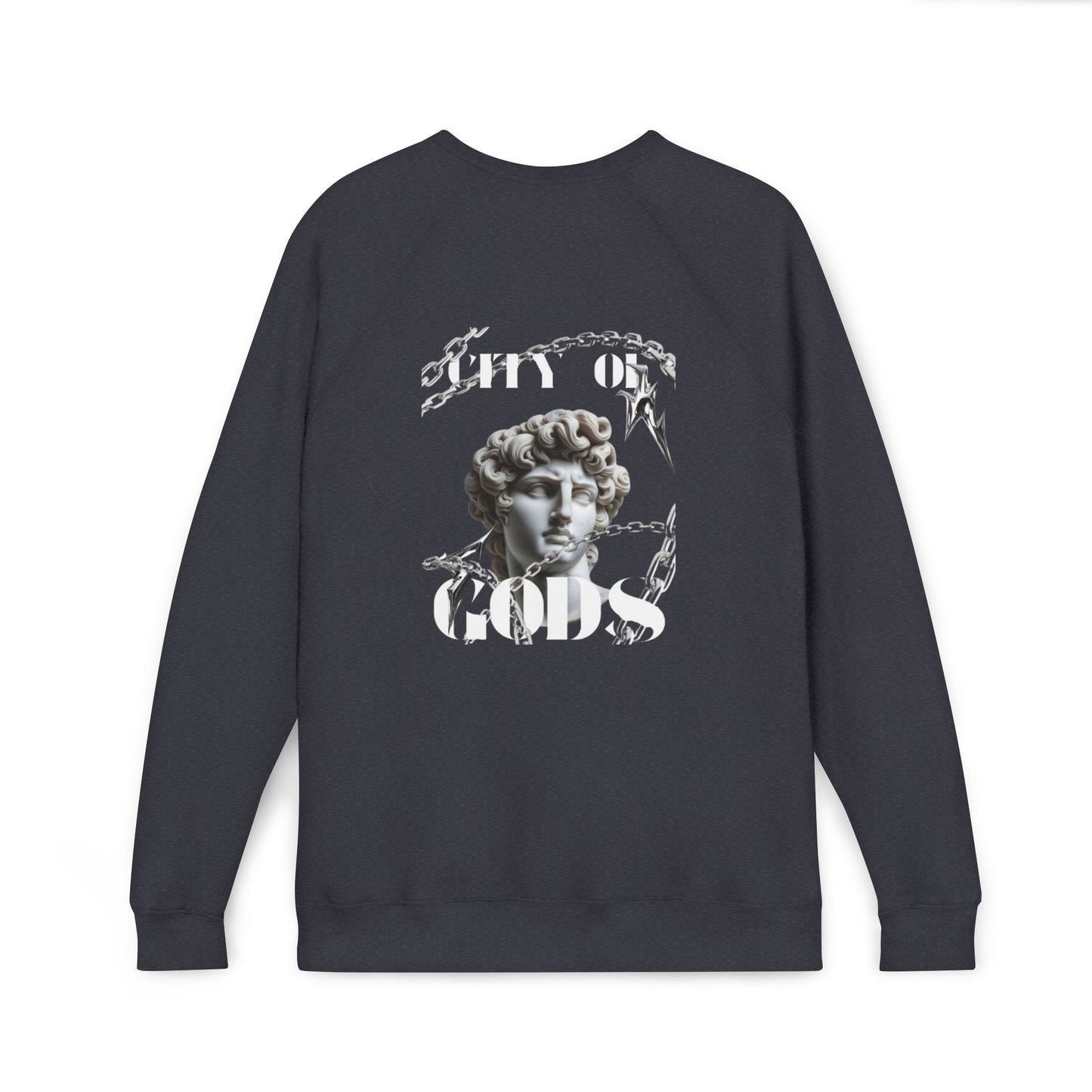 City of Gods Unisex Sweatshirt | Cozy Casual Wear, Gift for Art Lovers, Stylish Streetwear, Fall Fashion, Graphic Apparel