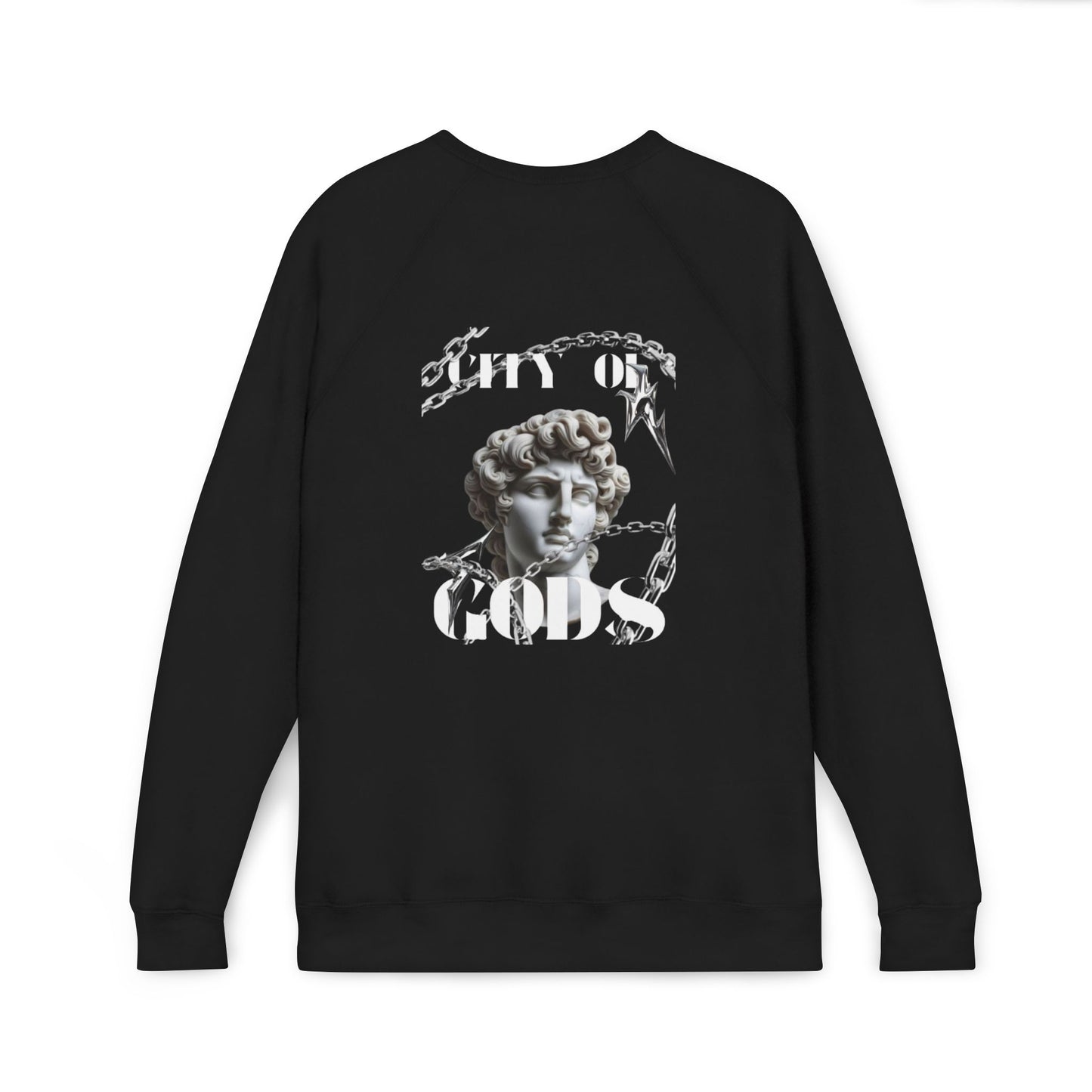 City of Gods Unisex Sweatshirt | Cozy Casual Wear, Gift for Art Lovers, Stylish Streetwear, Fall Fashion, Graphic Apparel