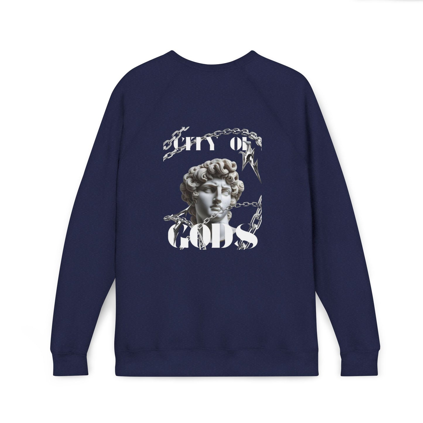 City of Gods Unisex Sweatshirt | Cozy Casual Wear, Gift for Art Lovers, Stylish Streetwear, Fall Fashion, Graphic Apparel