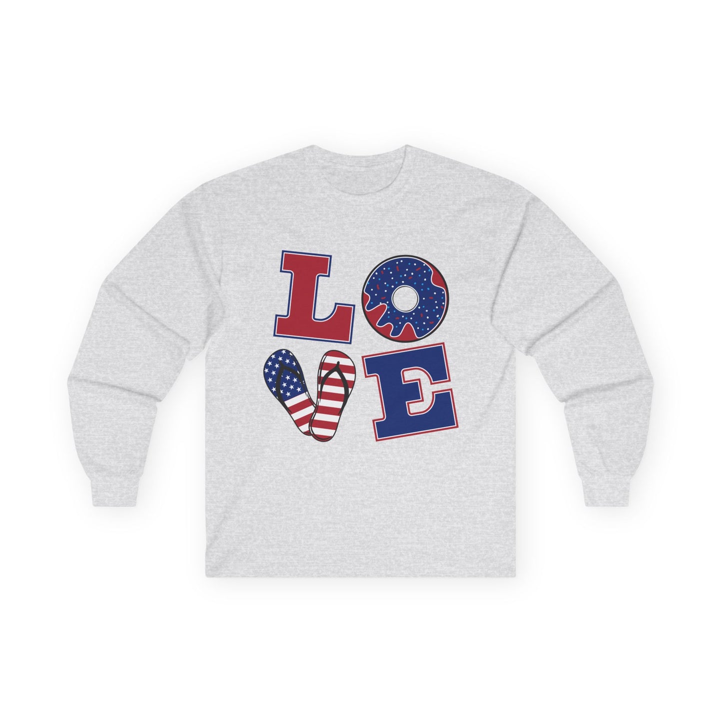 Patriotic Love Long Sleeve Tee